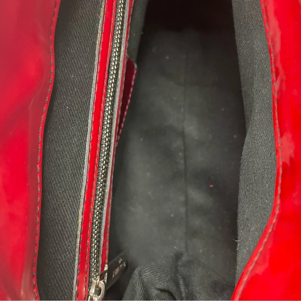 Authentic Valentino Garavani Lacca fleur red bag - Picture 5 of 12